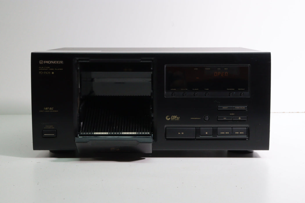 Pioneer PD-F505 25 Disc CD Player File Type Compact Disc Changer-CD Players & Recorders-SpenCertified-vintage-refurbished-electronics