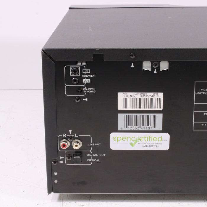 Pioneer PD-F907 File-Type 101 Disc CD Changer Compact Disk Player System Multi-Disc (1997-98)-CD Players & Recorders-SpenCertified-vintage-refurbished-electronics