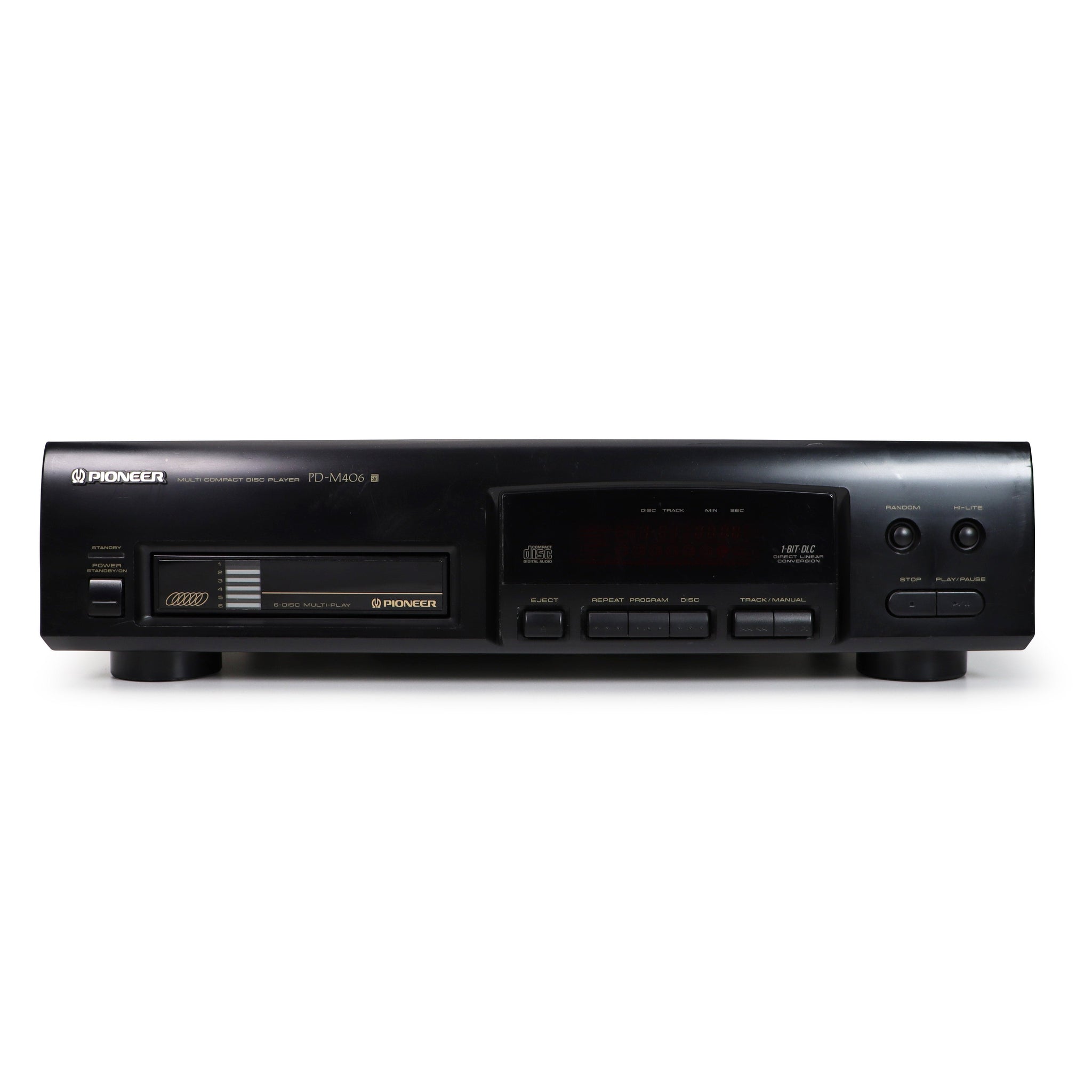 Pioneer PD-M406 6-Disc Cartridge CD Player Magazine Design — SpenCertified