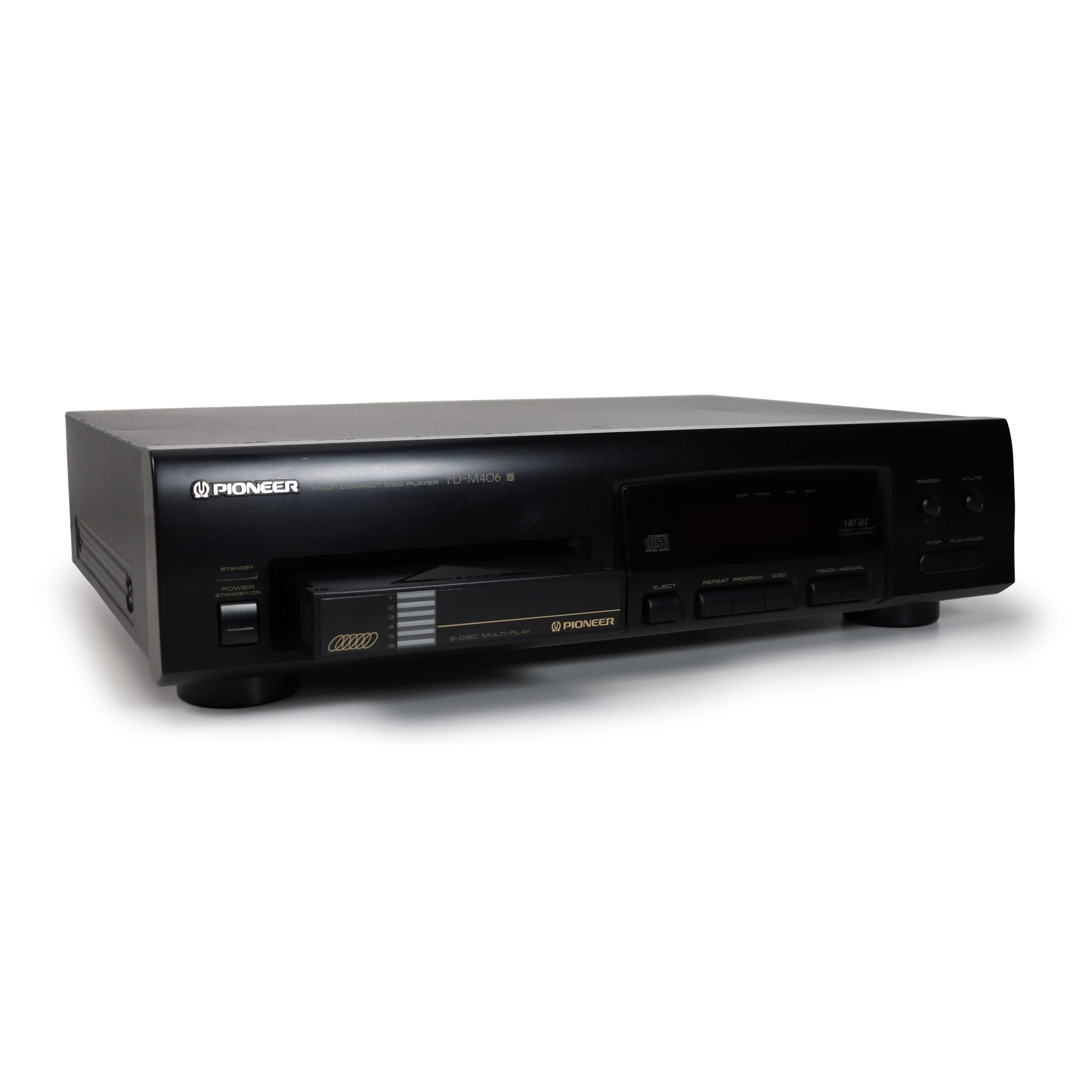 Pioneer PD-M406 6-Disc Cartridge CD Player Magazine Design — SpenCertified