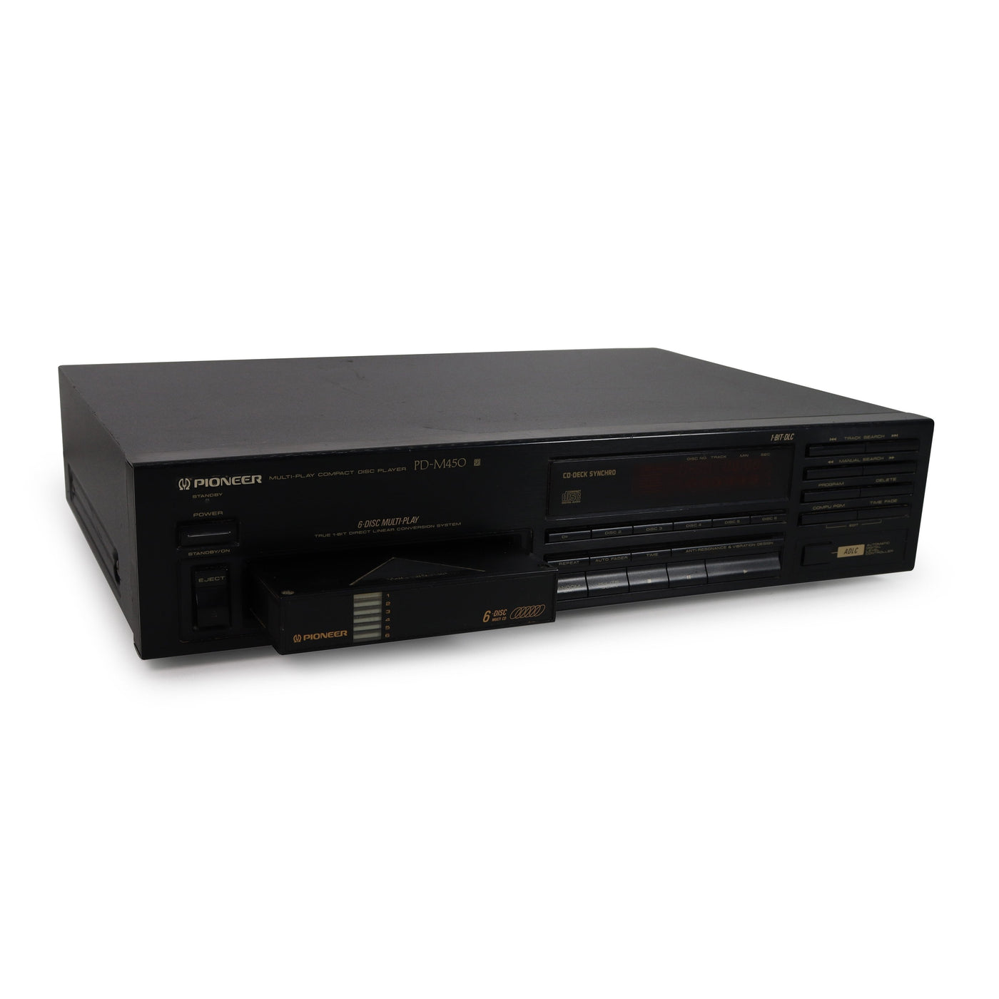 Pioneer PD-M450 6-Disc Cartridge CD Player Removable Magazine Design ...
