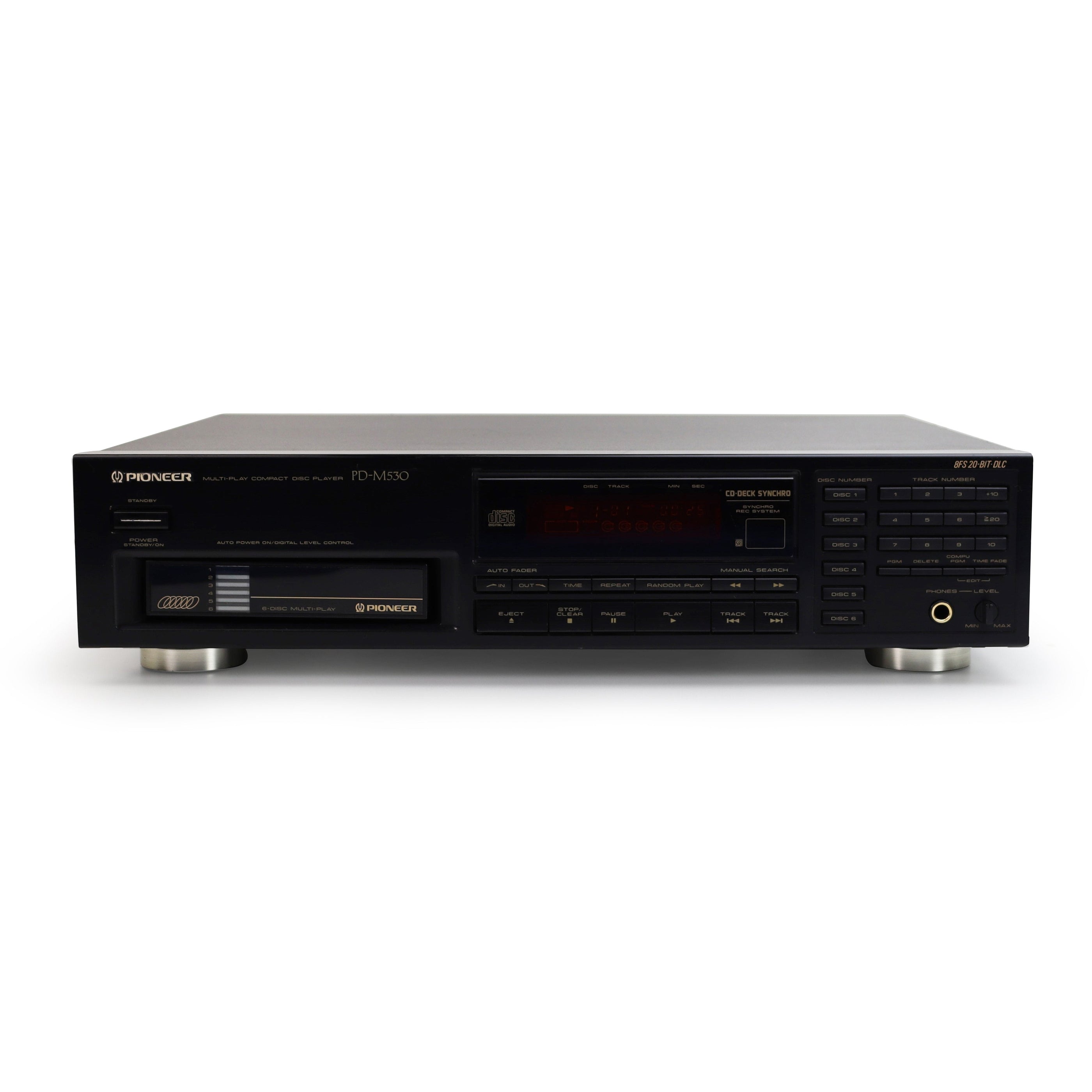 Pioneer PD-M530 6-Disc Cartridge CD Player Removable Magazine Design ...