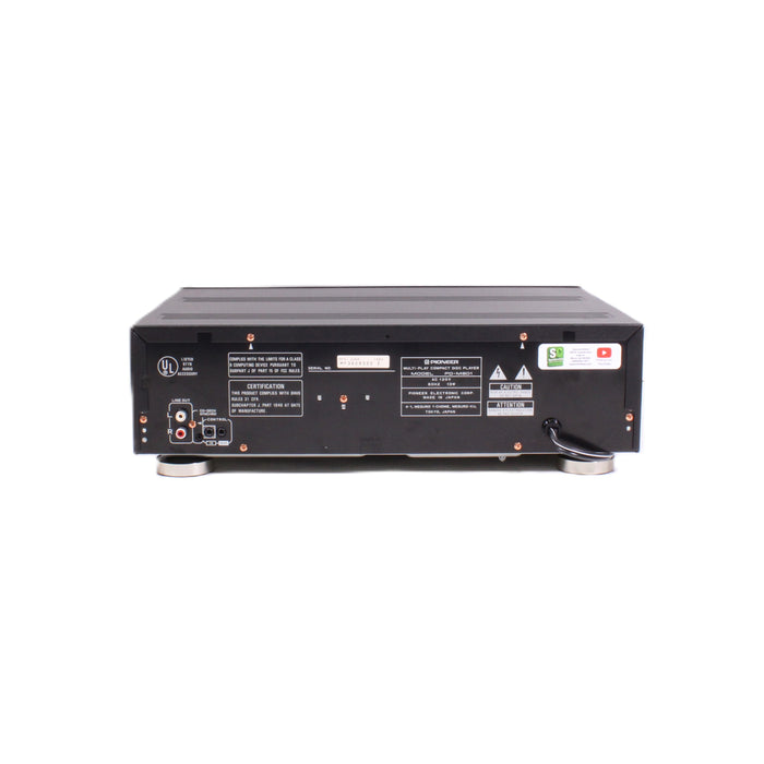 Pioneer PD-M801 6-Disc Magazine Compact Disc Changer 1-Bit DAC Multi-Memory (1992)-CD Players & Recorders-SpenCertified-vintage-refurbished-electronics