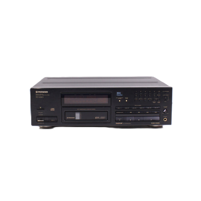 Pioneer PD-M801 6-Disc Magazine Compact Disc Changer 1-Bit DAC Multi-Memory (1992)-CD Players & Recorders-SpenCertified-vintage-refurbished-electronics