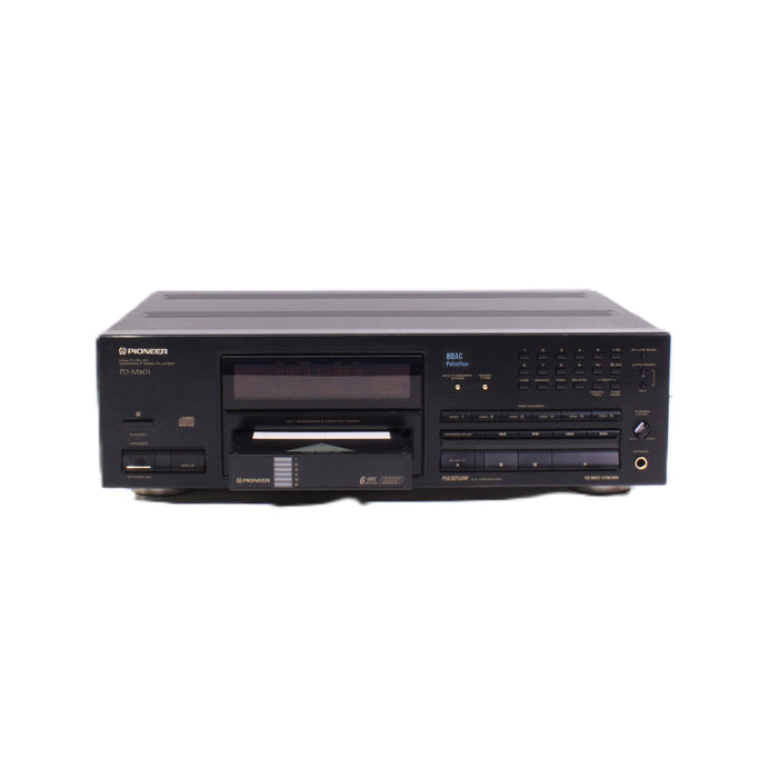 Pioneer PD-M801 6-Disc Magazine Compact Disc Changer 1-Bit DAC Multi-Memory (1992)-CD Players & Recorders-SpenCertified-vintage-refurbished-electronics