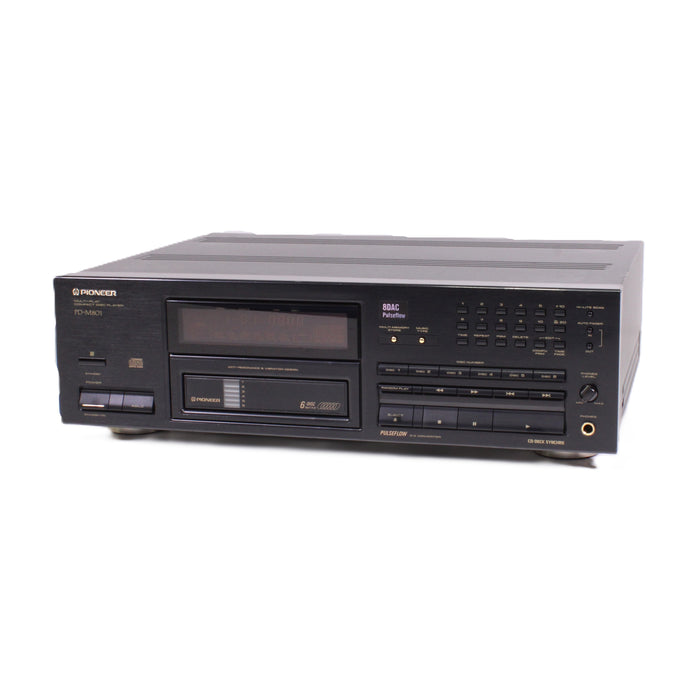 Pioneer PD-M801 6-Disc Magazine Compact Disc Changer 1-Bit DAC Multi-Memory (1992)-CD Players & Recorders-SpenCertified-vintage-refurbished-electronics