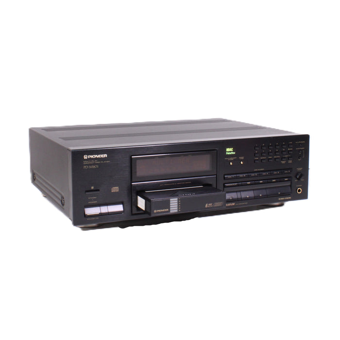 Pioneer PD-M801 6-Disc Magazine Compact Disc Changer 1-Bit DAC Multi-Memory (1992)-CD Players & Recorders-SpenCertified-vintage-refurbished-electronics