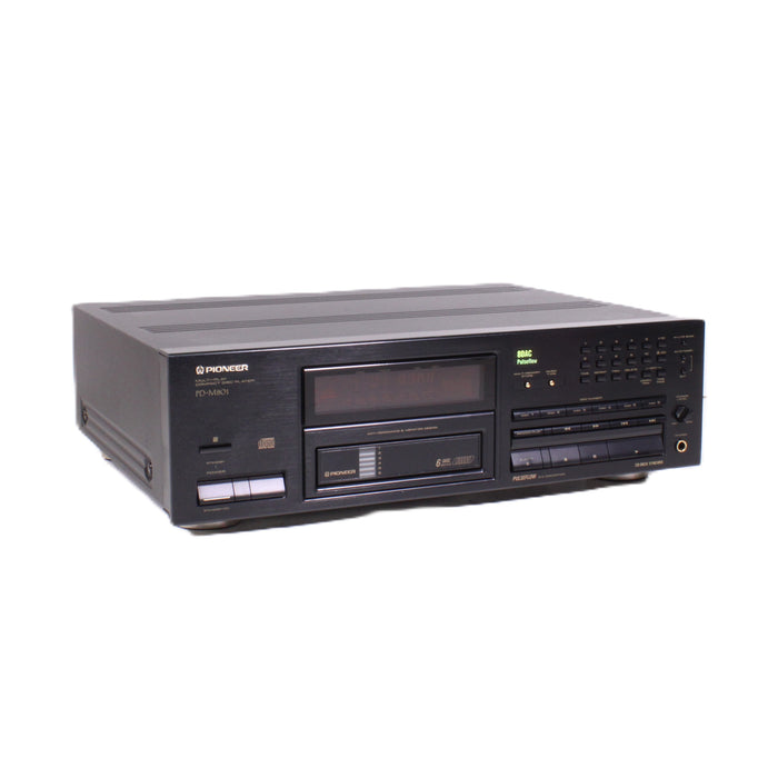 Pioneer PD-M801 6-Disc Magazine Compact Disc Changer 1-Bit DAC Multi-Memory (1992)-CD Players & Recorders-SpenCertified-vintage-refurbished-electronics