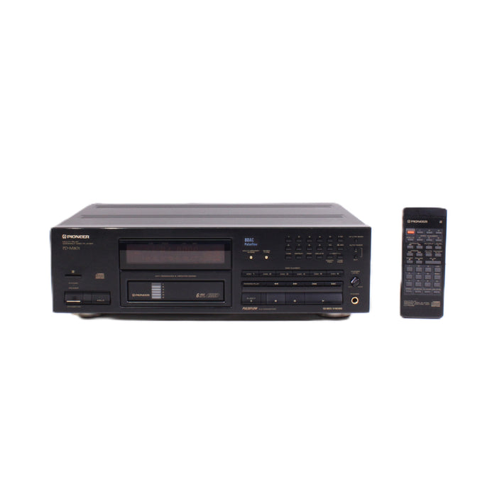 Pioneer PD-M801 6-Disc Magazine Compact Disc Changer 1-Bit DAC Multi-Memory (1992)-CD Players & Recorders-SpenCertified-vintage-refurbished-electronics
