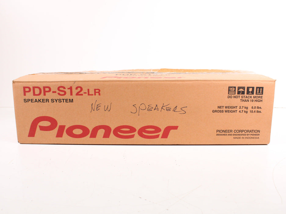 Pioneer PDP-S12-LR TV Speakers System with Original Box-Speakers-SpenCertified-vintage-refurbished-electronics