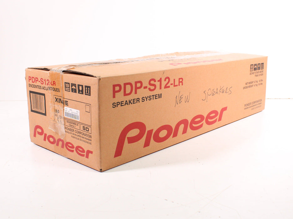 Pioneer PDP-S12-LR TV Speakers System with Original Box-Speakers-SpenCertified-vintage-refurbished-electronics