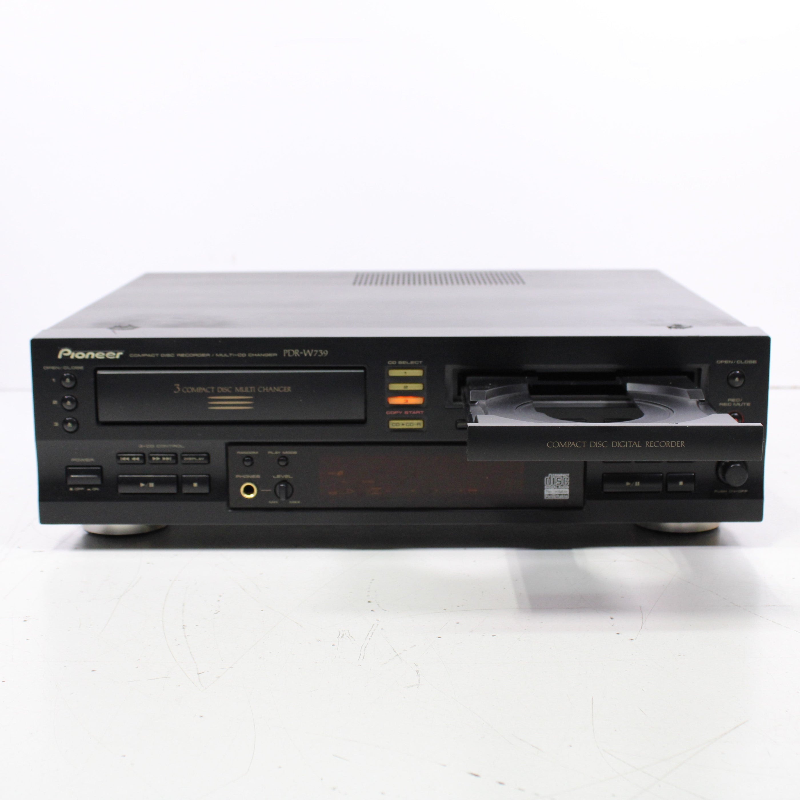 Pioneer PDR-W739 3-Compact Disc Recorder Multi-CD Changer (NO REMOTE ...
