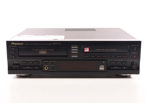 PIONEER PDR-W739 3-Compact Disc Recorder/Multi-CD Changer (No Remote)-Electronics-SpenCertified-vintage-refurbished-electronics
