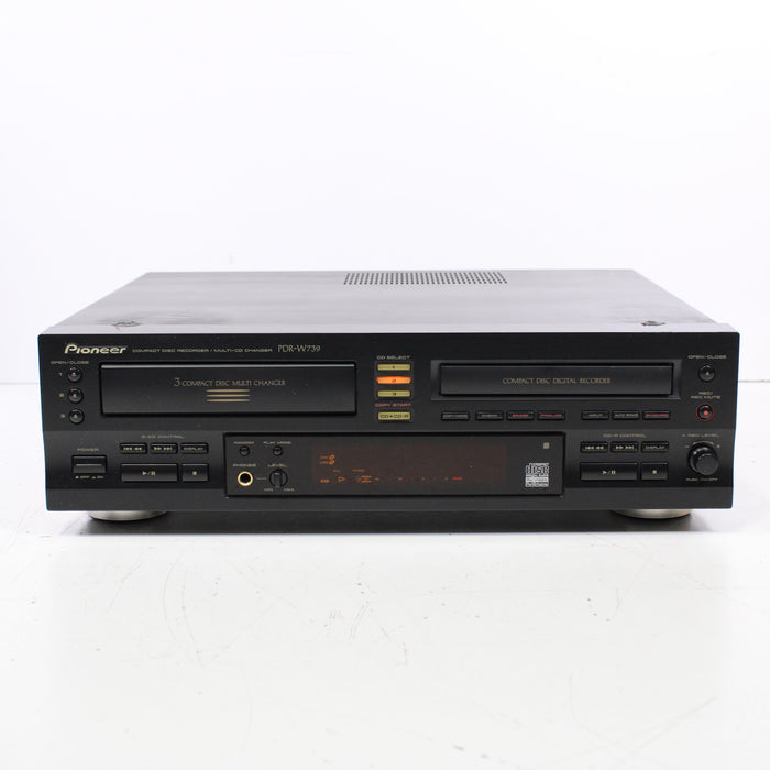 Pioneer PDR-W739 3-Compact Disc Recorder Multi-CD Changer (NO REMOTE)-CD Players & Recorders-SpenCertified-vintage-refurbished-electronics