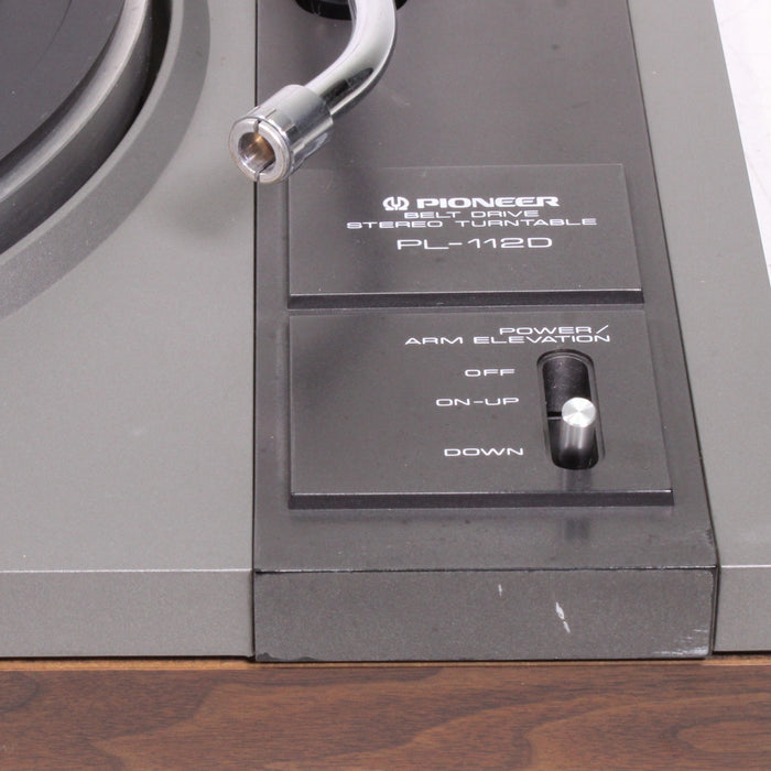 Pioneer PL-112D 2-Speed Belt-Drive Manual Turntable (1976-1978)-Turntables & Record Players-SpenCertified-vintage-refurbished-electronics