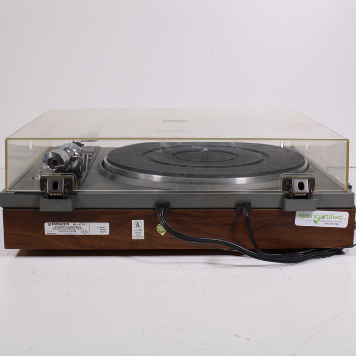 Pioneer PL-112D 2-Speed Belt-Drive Turntable-Turntables & Record Players-SpenCertified-vintage-refurbished-electronics