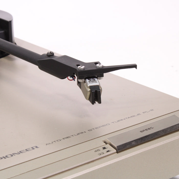 Pioneer PL-2 2-Speed Belt-Drive Stereo Turntable (1981-1982)-Turntables & Record Players-SpenCertified-vintage-refurbished-electronics