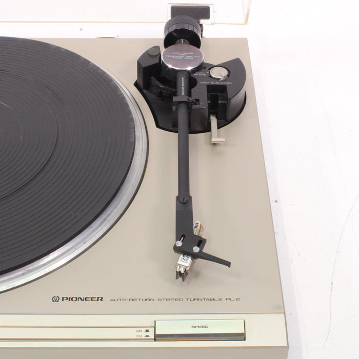 Pioneer PL-2 2-Speed Belt-Drive Stereo Turntable (1981-1982)-Turntables & Record Players-SpenCertified-vintage-refurbished-electronics