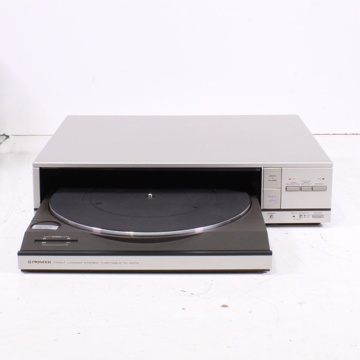 Pioneer PL-44FS 2-Speed Front Loading Stereo Turntable-Turntables & Record Players-SpenCertified-vintage-refurbished-electronics