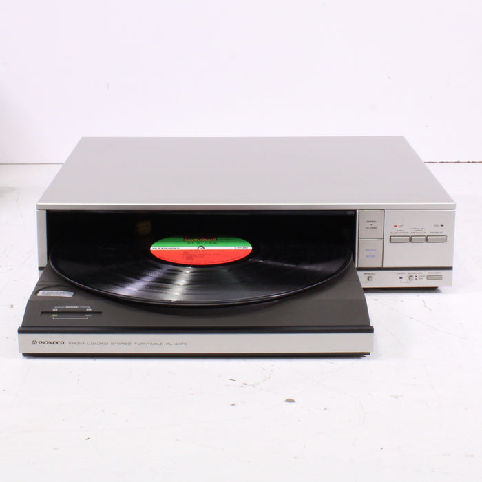 Pioneer PL-44FS 2-Speed Front Loading Stereo Turntable-Turntables & Record Players-SpenCertified-vintage-refurbished-electronics
