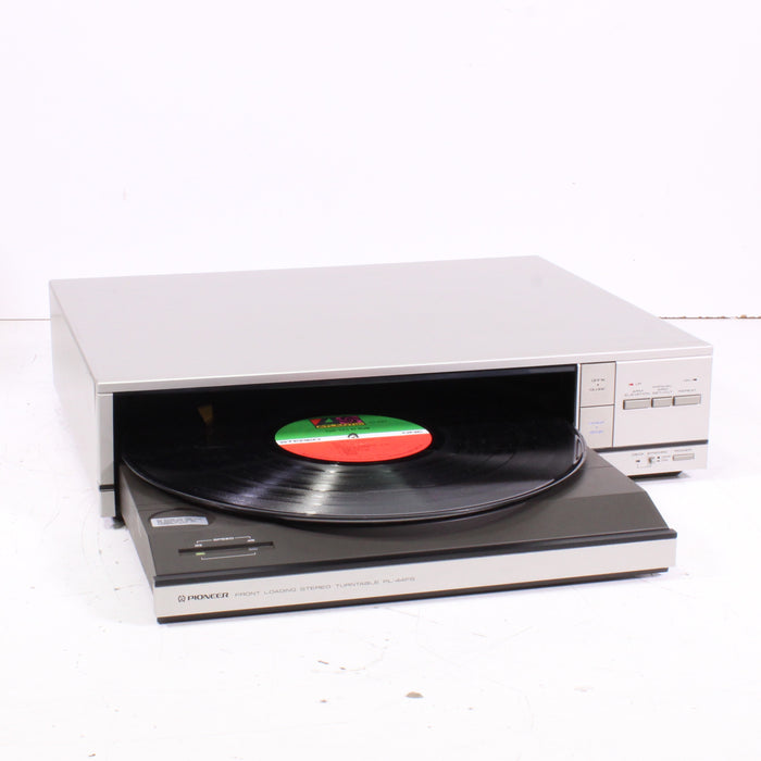 Pioneer PL-44FS 2-Speed Front Loading Stereo Turntable-Turntables & Record Players-SpenCertified-vintage-refurbished-electronics