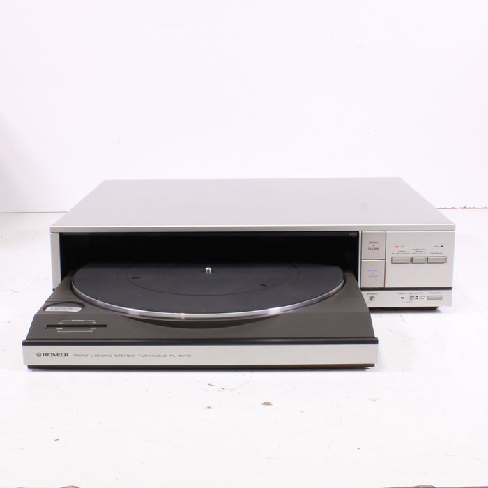 Pioneer PL-44FS 2-Speed Front Loading Stereo Turntable-Turntables & Record Players-SpenCertified-vintage-refurbished-electronics