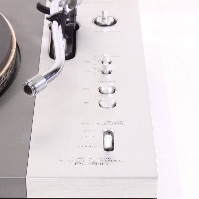 Pioneer PL-510 2-Speed Direct Drive Manual Operation Stereo Turntable (1976-78)-Turntables & Record Players-SpenCertified-vintage-refurbished-electronics