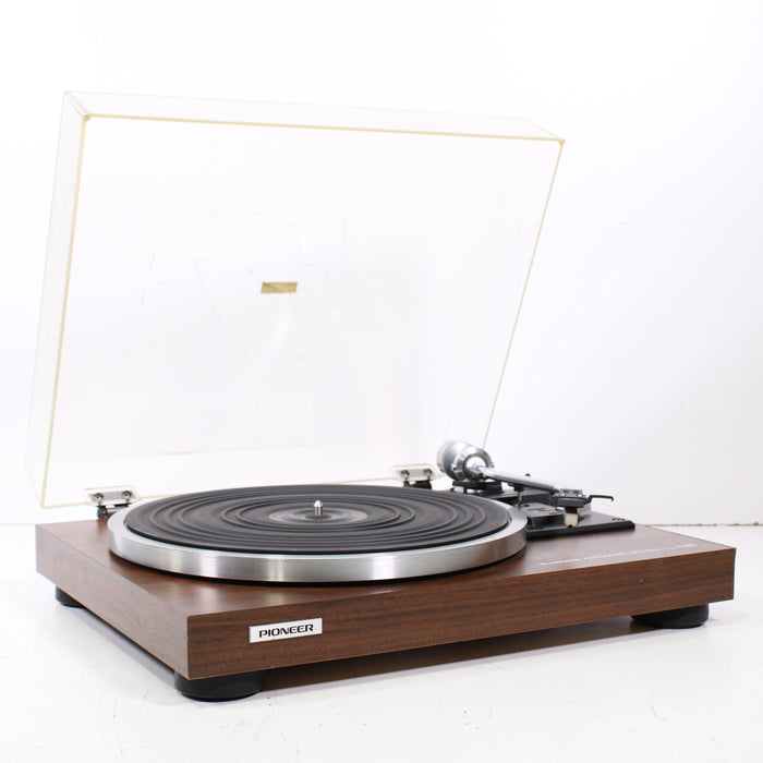 Pioneer PL-514XD High-Performance Belt-Driven Turntable Walnut Woodgrain-Turntables & Record Players-SpenCertified-vintage-refurbished-electronics