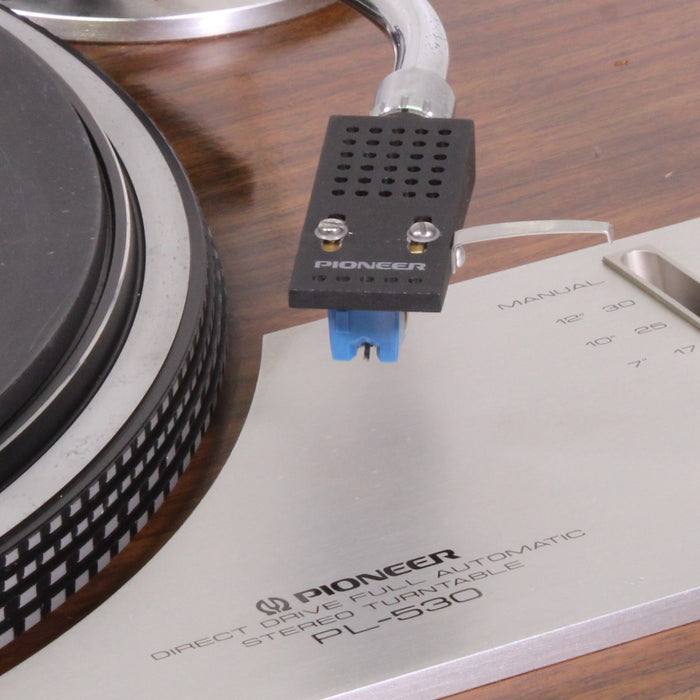 Pioneer PL-530 Fully Automatic Direct-Drive Turntable Woodgrain (AS-IS??)-Turntables & Record Players-SpenCertified-vintage-refurbished-electronics