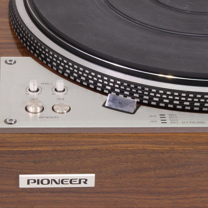 Pioneer PL-530 Fully Automatic Direct-Drive Turntable Woodgrain (AS-IS??)-Turntables & Record Players-SpenCertified-vintage-refurbished-electronics