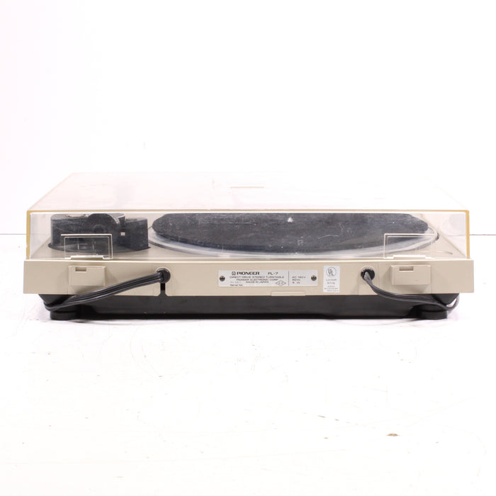 Pioneer PL-7 2-Speed Direct-Drive Turntable (1981)-Turntables & Record Players-SpenCertified-vintage-refurbished-electronics