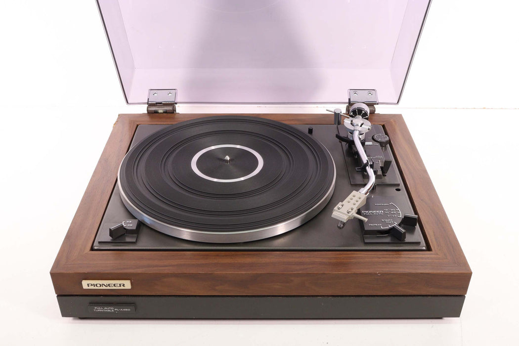 Pioneer PL-A45D Stereo Full-auto Turntable (AS IS) (Needle Won't drop) (Cartridge Needs wiring)-Turntables & Record Players-SpenCertified-vintage-refurbished-electronics