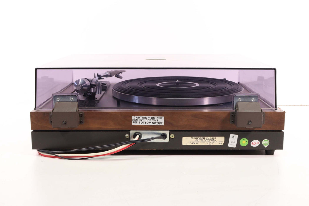 Pioneer PL-A45D Stereo Full-auto Turntable (AS IS) (Needle Won't drop) (Cartridge Needs wiring)-Turntables & Record Players-SpenCertified-vintage-refurbished-electronics