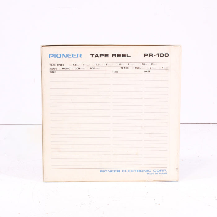 Pioneer PR-100 Open Reel Tape 10" with Tape & Original Case-Reel-to-Reel Tape-SpenCertified-vintage-refurbished-electronics
