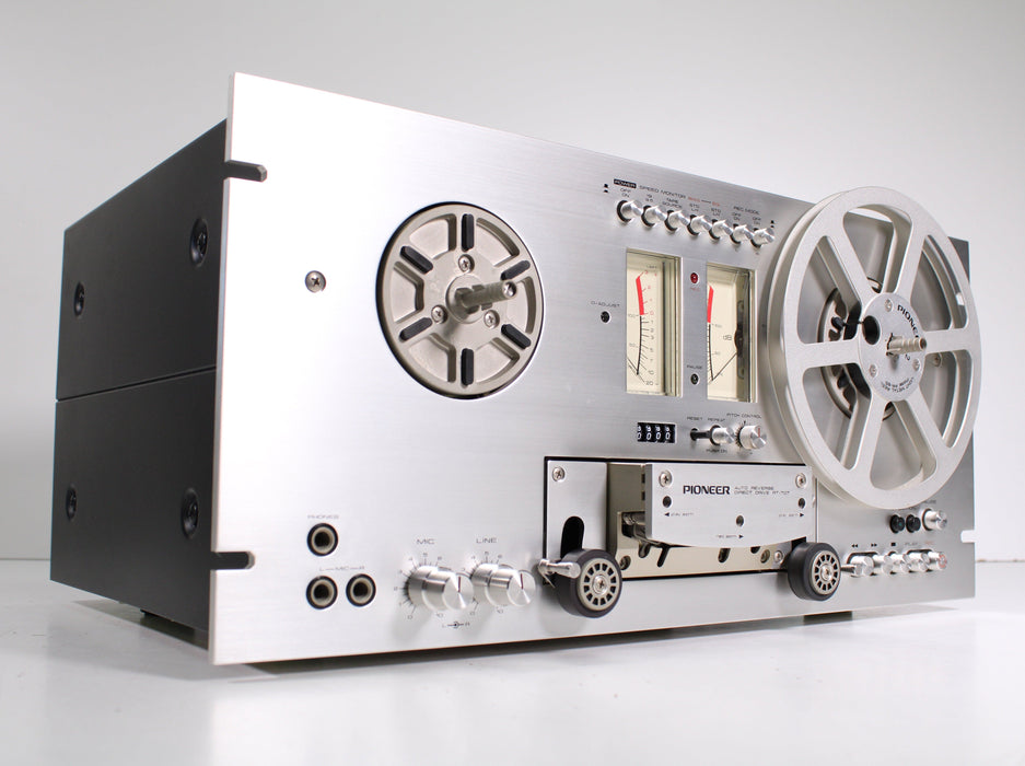 Pioneer RT-707 3-Motor 4-Head Reel-to-Reel Tape Deck Recorder-Reel-to-Reel Tape Players & Recorders-SpenCertified-vintage-refurbished-electronics