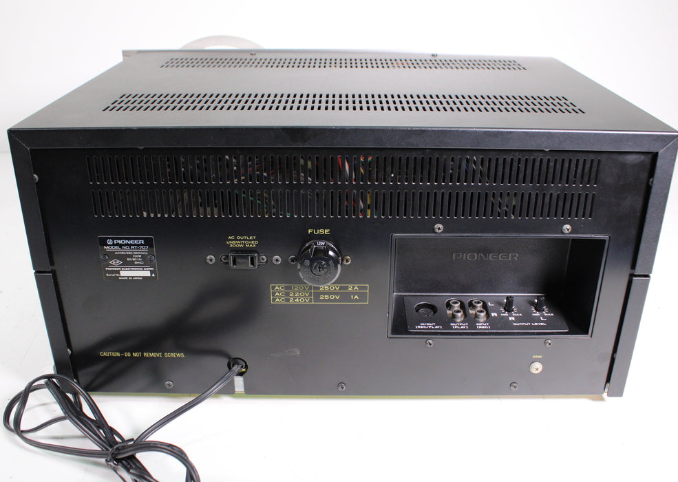 Pioneer RT-707 3-Motor 4-Head Reel-to-Reel Tape Deck Recorder-Reel-to-Reel Tape Players & Recorders-SpenCertified-vintage-refurbished-electronics