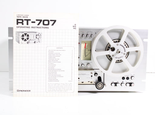 Pioneer RT-707 3-Motor 4-Head Reel-to-Reel Tape Deck Recorder-Reel-to-Reel Tape Players & Recorders-SpenCertified-vintage-refurbished-electronics