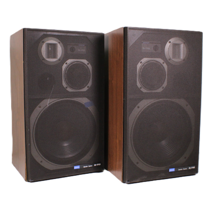 Pioneer S-710 3-Way Loudspeaker Speaker Pair-Speakers-SpenCertified-vintage-refurbished-electronics