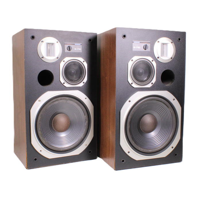 Pioneer S-710 3-Way Loudspeaker Speaker Pair-Speakers-SpenCertified-vintage-refurbished-electronics
