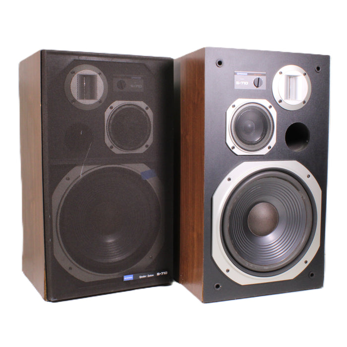 Pioneer S-710 3-Way Loudspeaker Speaker Pair-Speakers-SpenCertified-vintage-refurbished-electronics