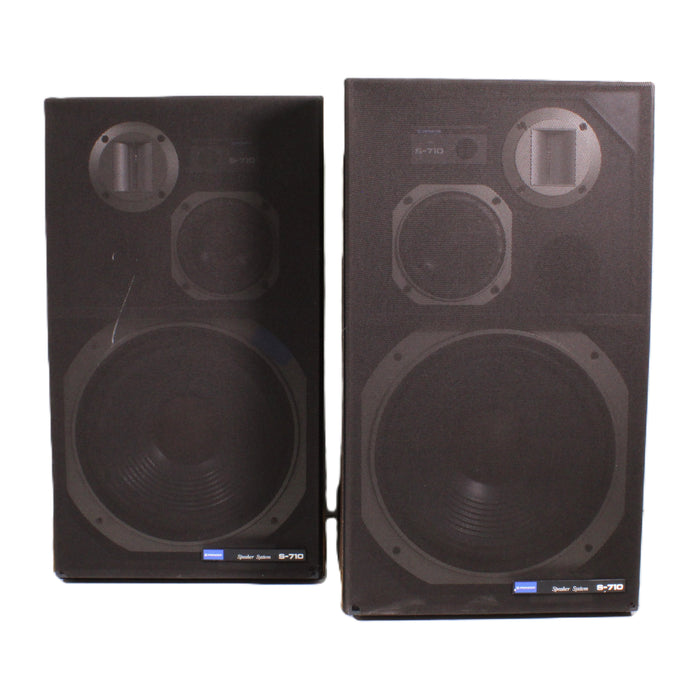 Pioneer S-710 3-Way Loudspeaker Speaker Pair-Speakers-SpenCertified-vintage-refurbished-electronics