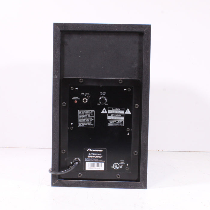 Pioneer S-FCRW220-S 6.5" Passive Subwoofer-Home Theater Systems-SpenCertified-vintage-refurbished-electronics