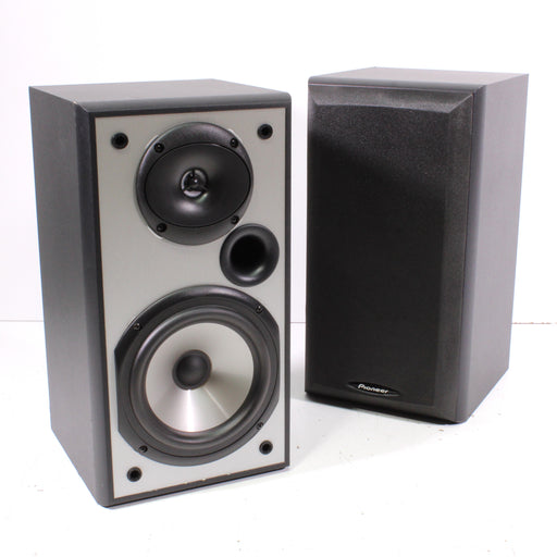 Pioneer S-H153B 2-Way Bookshelf Speaker Pair Front Port (2002)-Speakers-SpenCertified-vintage-refurbished-electronics