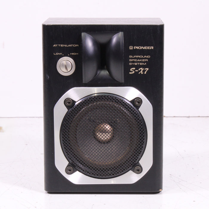 Pioneer S-X7 Compact Bookshelf Speaker Pair 2-Way Bass Reflex Vintage Hi-Fi-Speakers-SpenCertified-vintage-refurbished-electronics