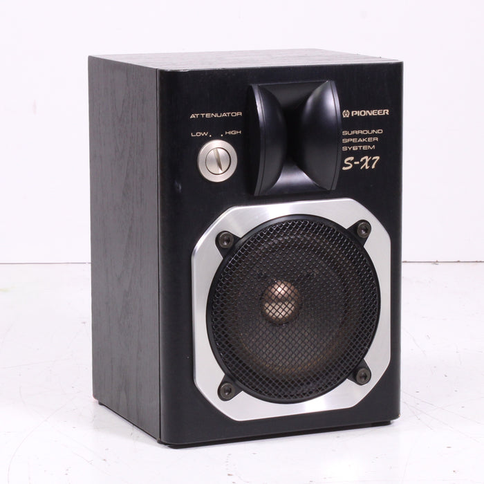 Pioneer S-X7 Compact Bookshelf Speaker Pair 2-Way Bass Reflex Vintage Hi-Fi-Speakers-SpenCertified-vintage-refurbished-electronics
