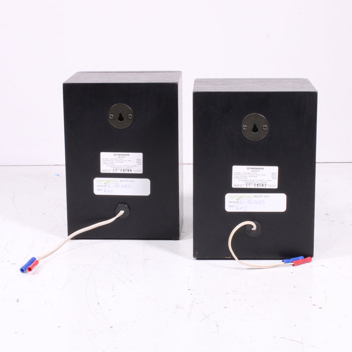 Pioneer S-X7 Compact Bookshelf Speaker Pair 2-Way Bass Reflex Vintage Hi-Fi-Speakers-SpenCertified-vintage-refurbished-electronics