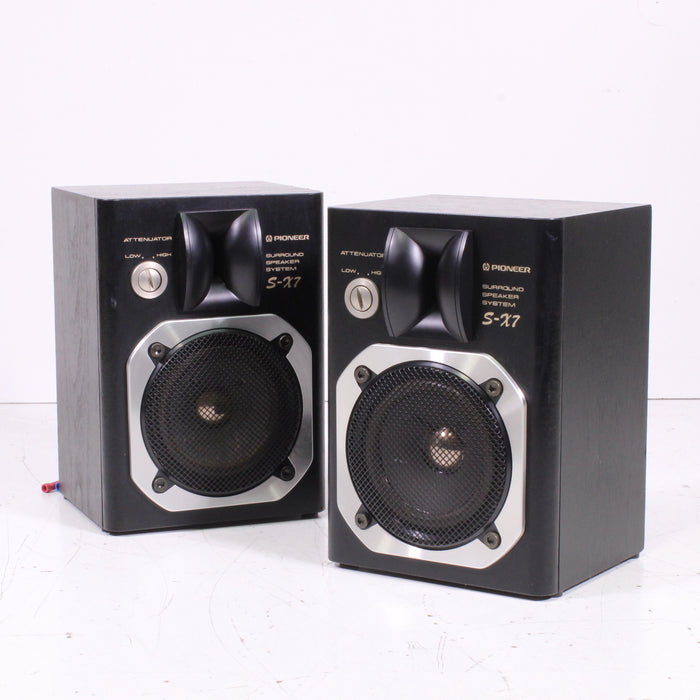 Pioneer S-X7 Compact Bookshelf Speaker Pair 2-Way Bass Reflex Vintage Hi-Fi-Speakers-SpenCertified-vintage-refurbished-electronics