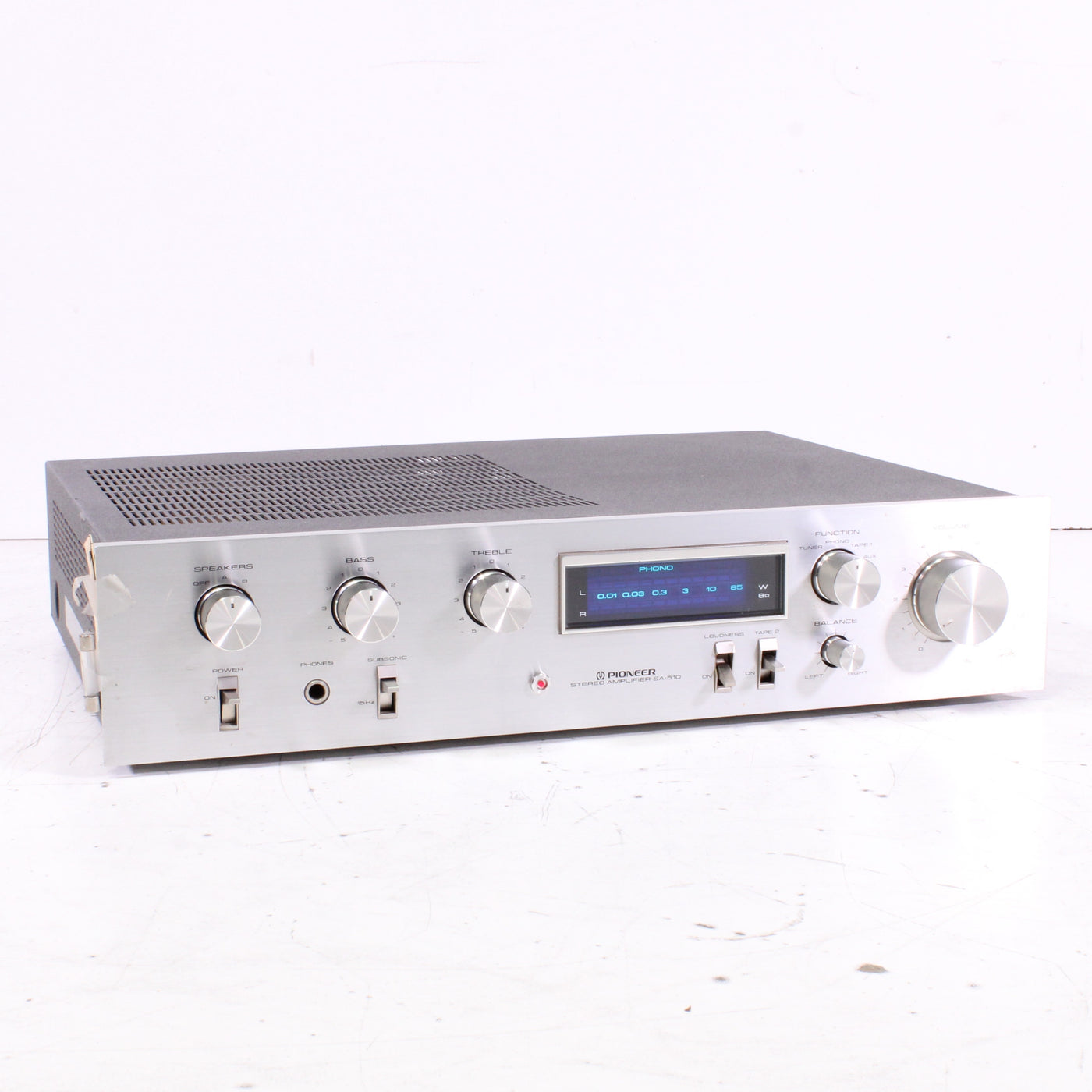 Pioneer SA510 Stereo Integrated Amplifier Silver Face 25WPC Vintage H — free download