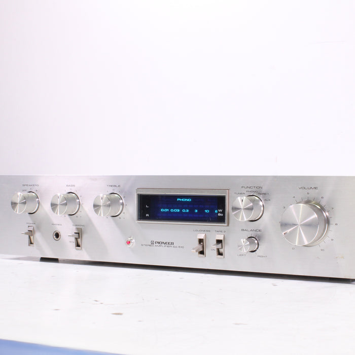 Pioneer SA-510 Stereo Integrated Amplifier with Phono (1980)-Integrated Amplifiers-SpenCertified-vintage-refurbished-electronics