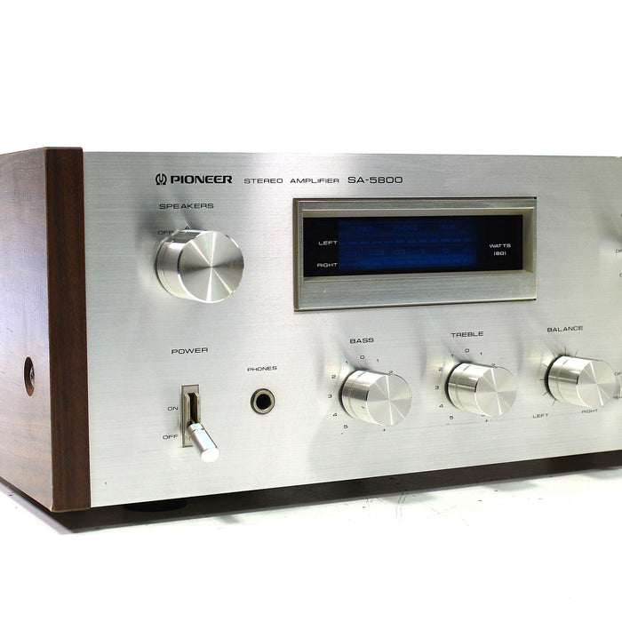 Pioneer SA-5800 Vintage Stereo Integrated Amplifier Silver Face (1979)-Audio & Video Receivers-SpenCertified-vintage-refurbished-electronics